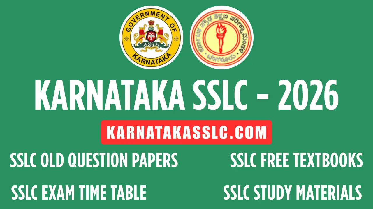 Karnataka SSLC 2026